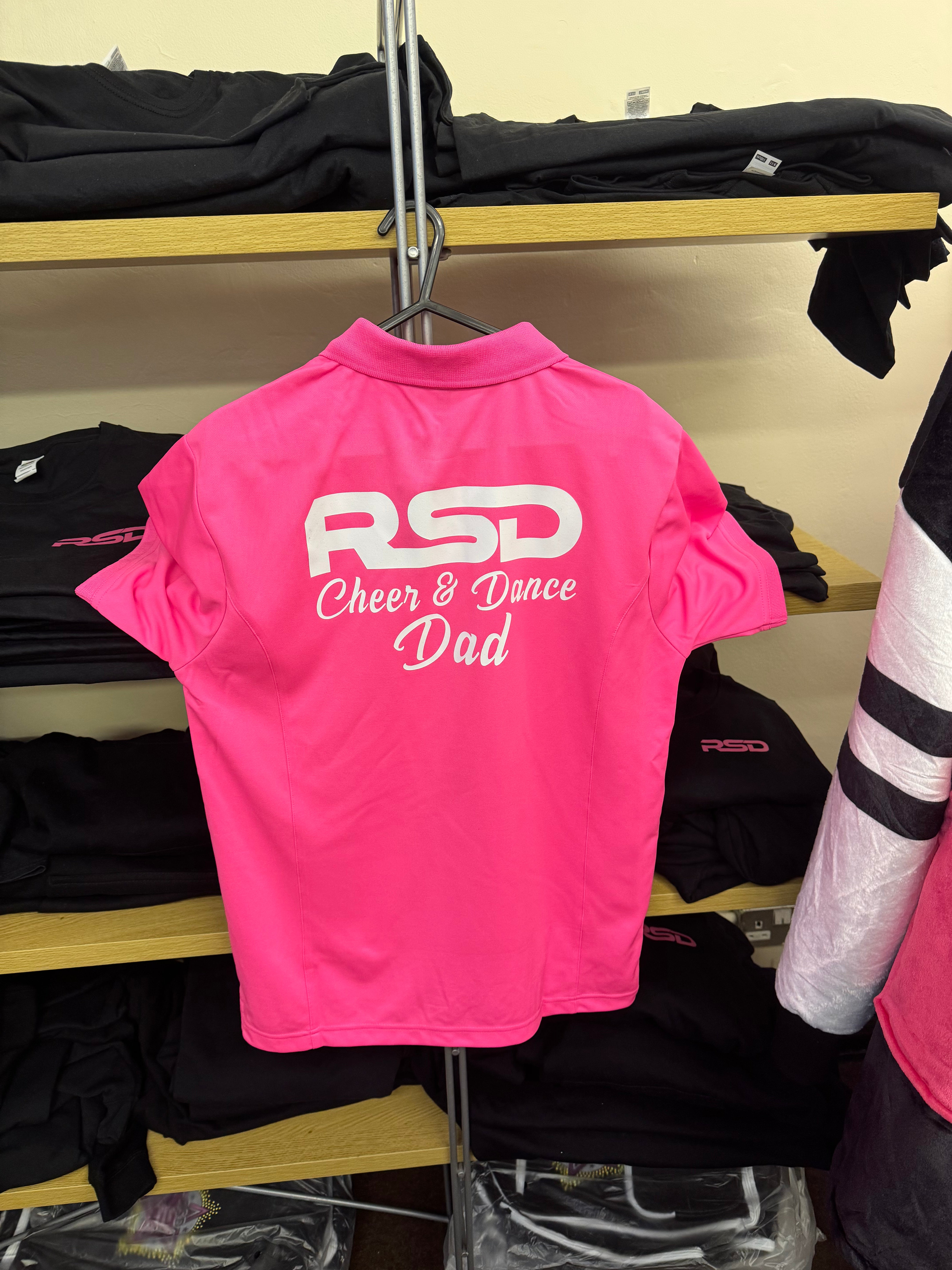 RSD Dad Pink Polo T-Shirt