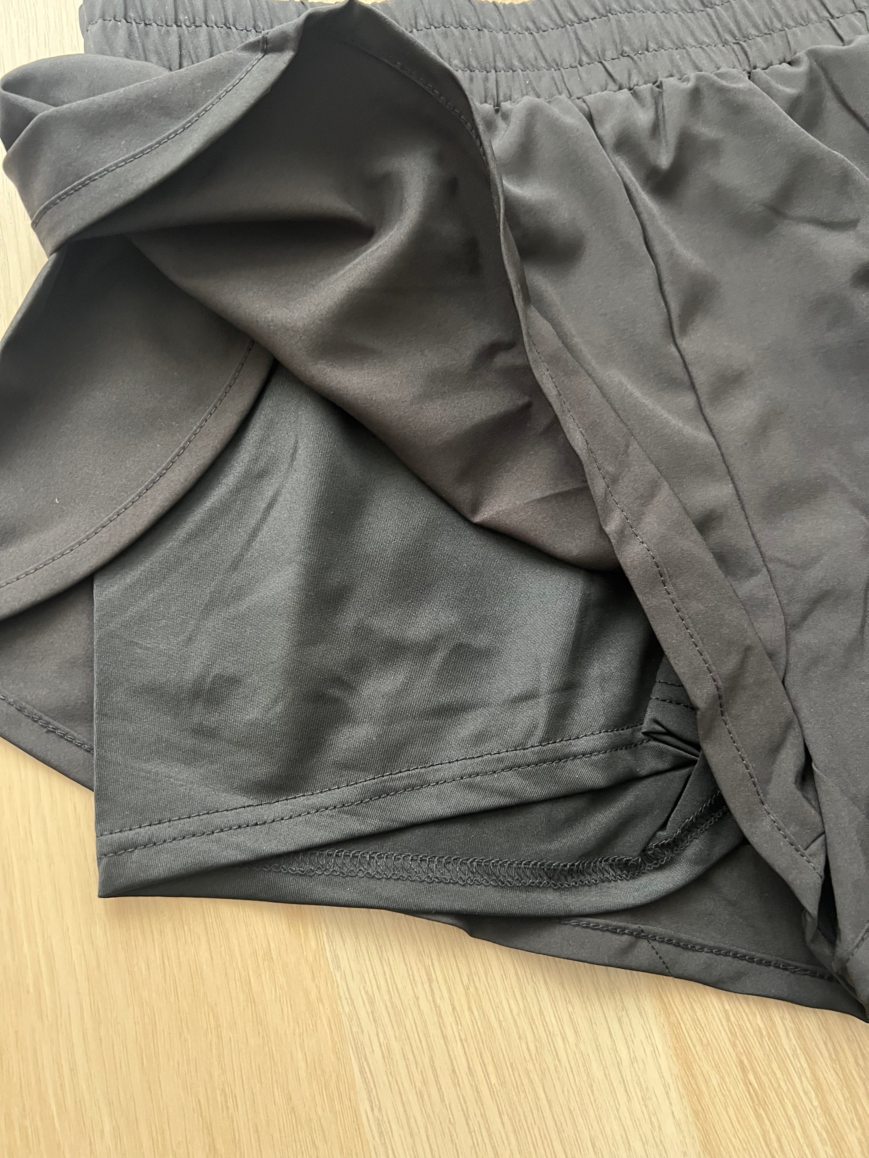 Running shorts with white RSD logo